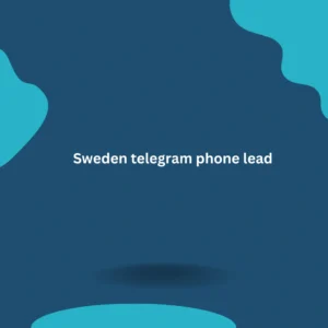 Sweden telegram phone lead