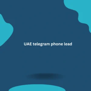 UAE telegram phone lead
